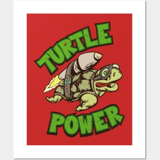 Turtle Power Posters and Art